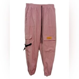 SHEIN Pink Cargo Joggers